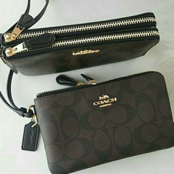 ♥️ COACH DOUBLE ZIP WRISTLET♥️❗NEW WITH TAGS ♥️❗ - Picture 9 of 9